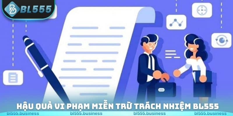 Hậu quả cho thành viên vi phạm các điều khoản
